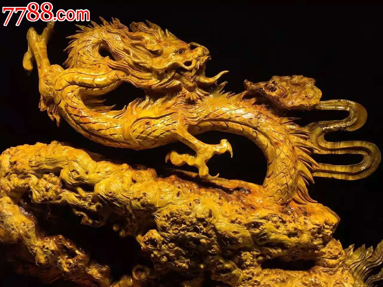 黄金樟龙腾万里可配框