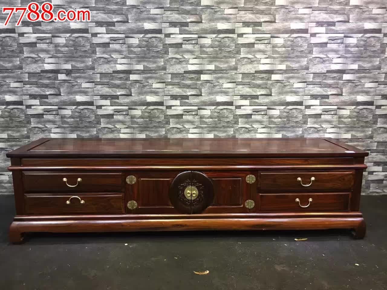 东非酸枝中式电视柜_议价【旺家红木家具】_第2张_7788收藏__中国收藏