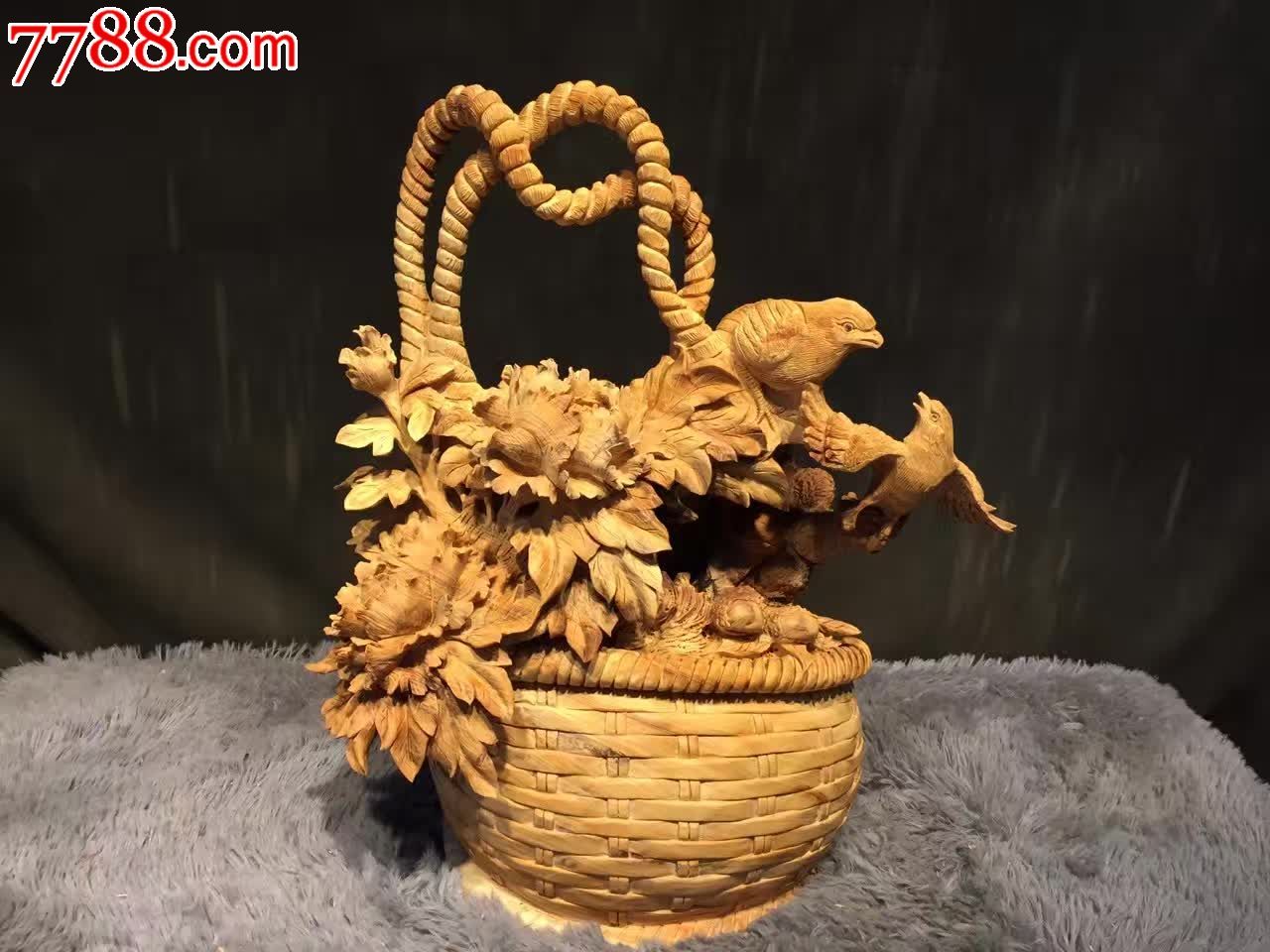 崖柏花开富贵干净油质-价格:0元-se45381156-木雕摆件-零售-7788收藏