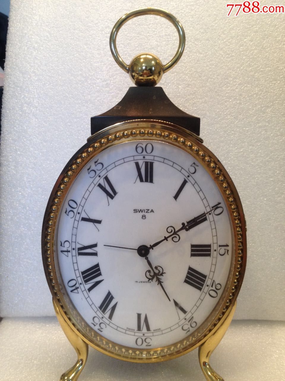 精品瑞士座钟swiza8天闹钟