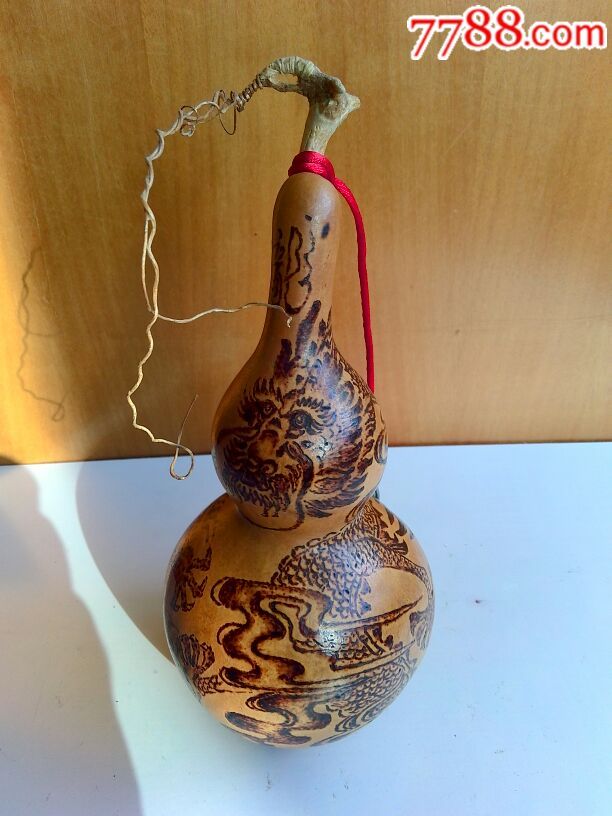 甘凤豪葫芦烙画[龙]
