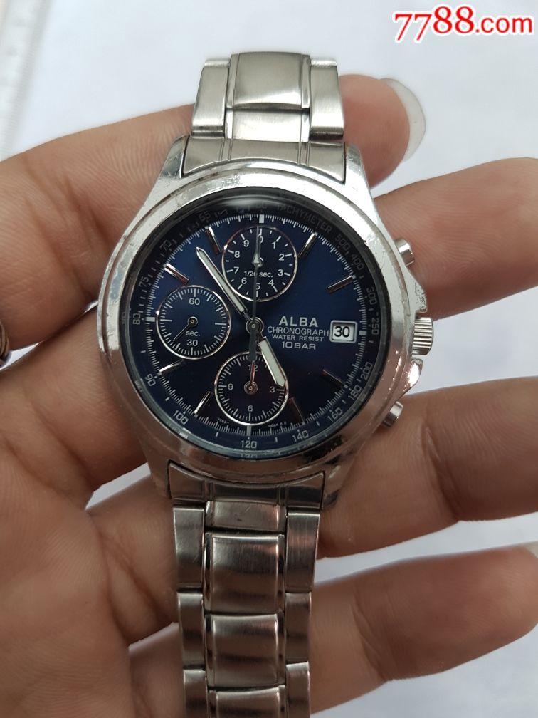 精工雅柏7t92多功能计时男表-au15636891-手表/腕表-加价-7788收藏
