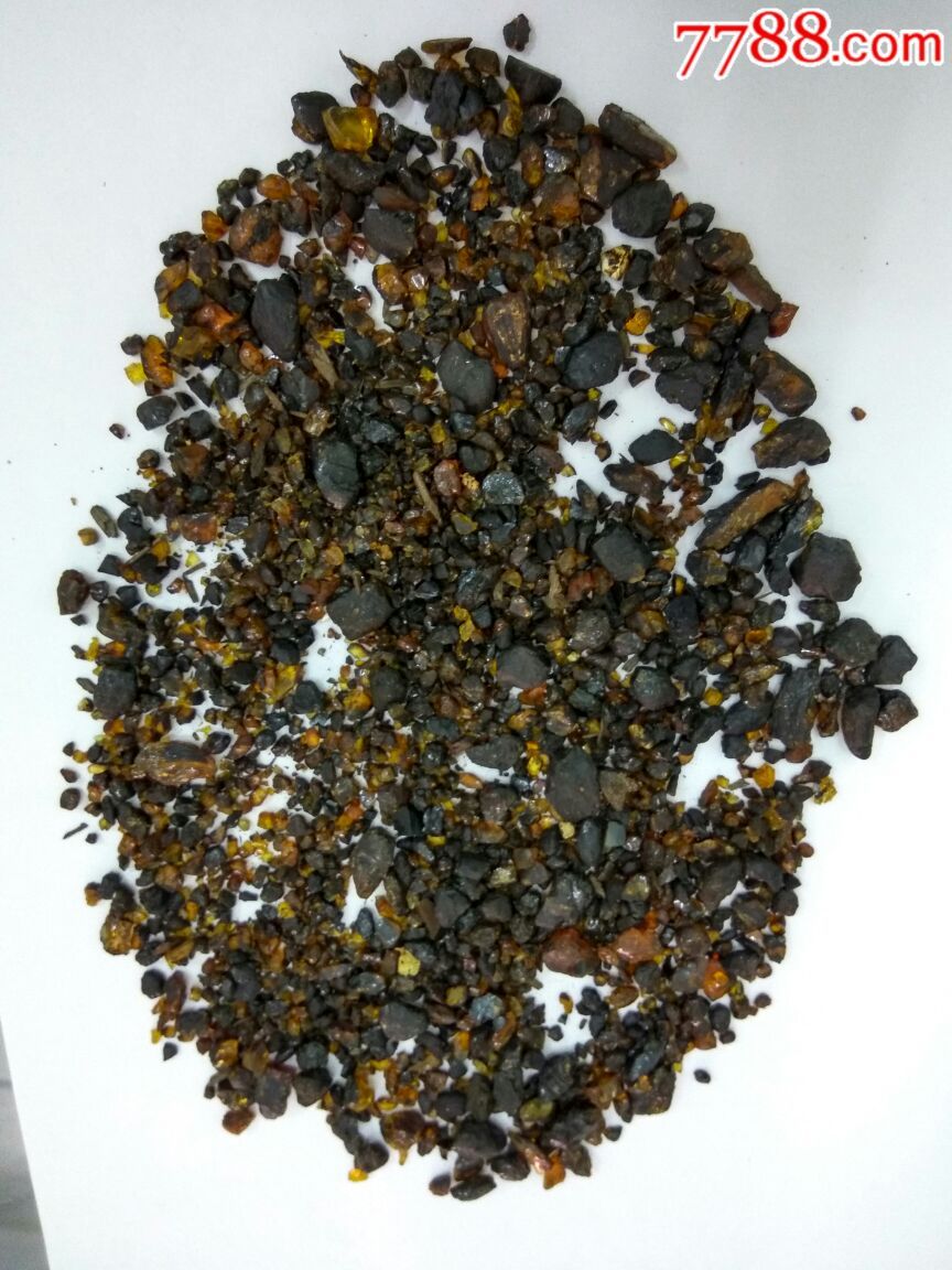 煤黄(琥珀)碎料