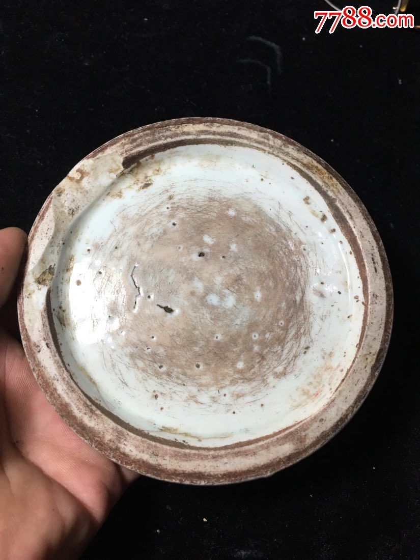 明代青花瓷砚
