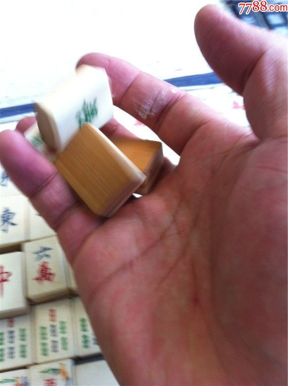 152颗老麻将一副齐全盒装