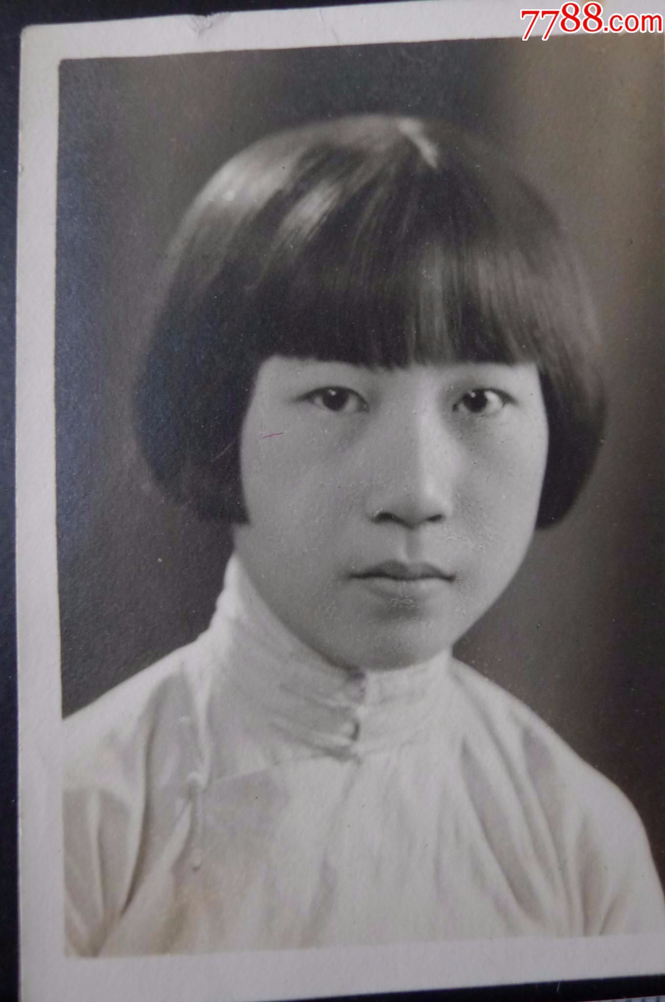 民国短发小美女.4.6*6.