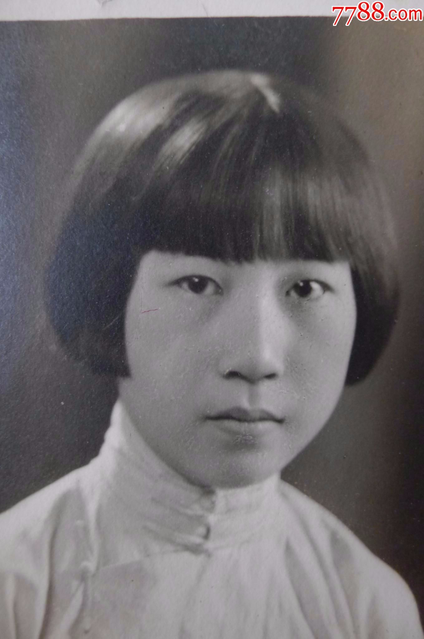 民国短发小美女.4.6*6.