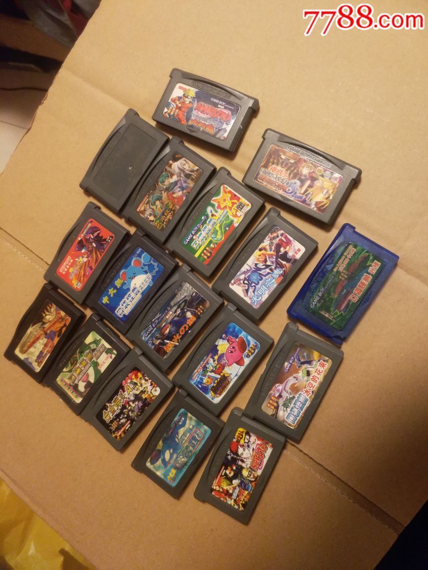 任天堂gbagbm国产游戏卡带18张