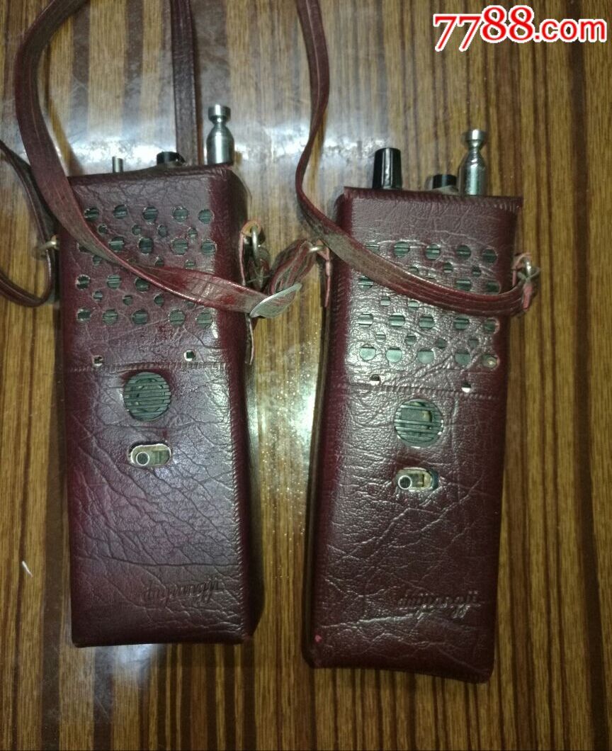 古董古玩收藏品50年代老式对讲机