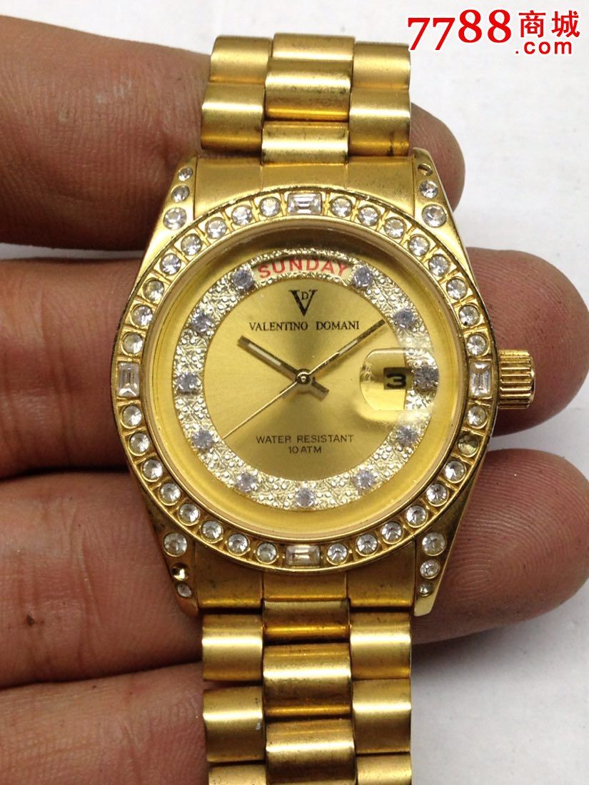 好品镶嵌华伦天奴男士石英经典腕表-au15797641-手表/腕表-加价-7788