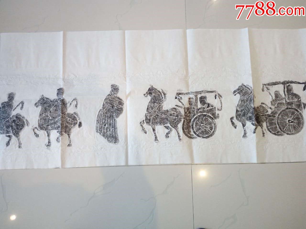 汉画石拓片生动地再现了汉代社会生活的各个方面,镌刻成一部石头