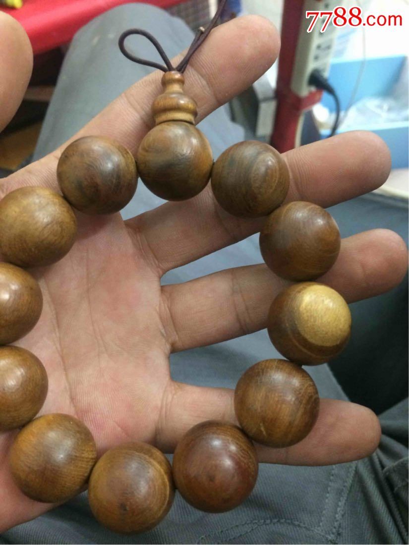 老包浆木手串懂的拍