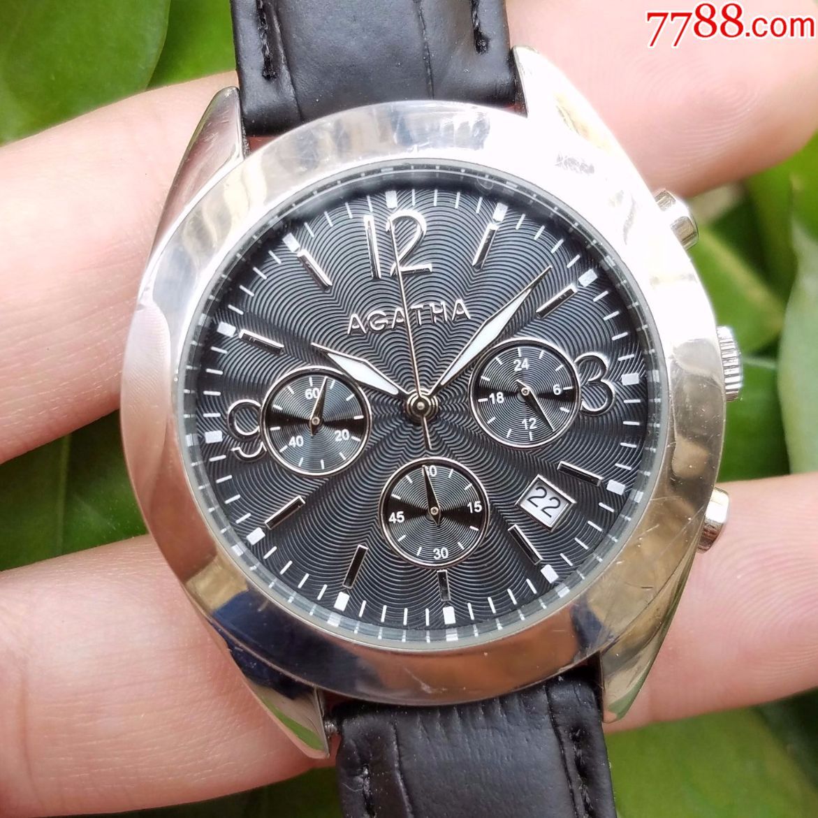 法国巴黎饰品品牌:agatha瑷嘉莎-计时码石英男表-au15862794-手表