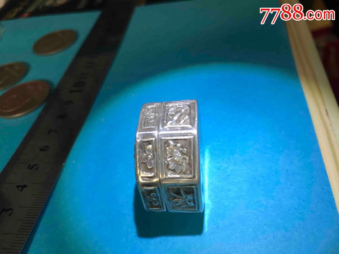 純銀帶款，胭脂盒，小銀盒_價(jià)格900元【南通錢(qián)幣匯】_第7張_
