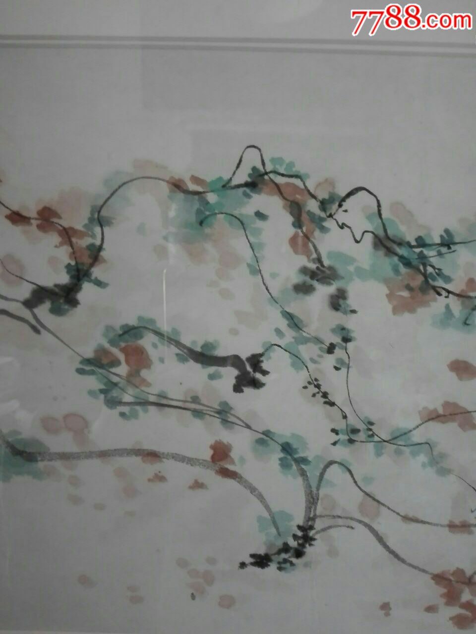 吳冠中山水畫_價(jià)格200元【百年老報(bào)館】_第4張_