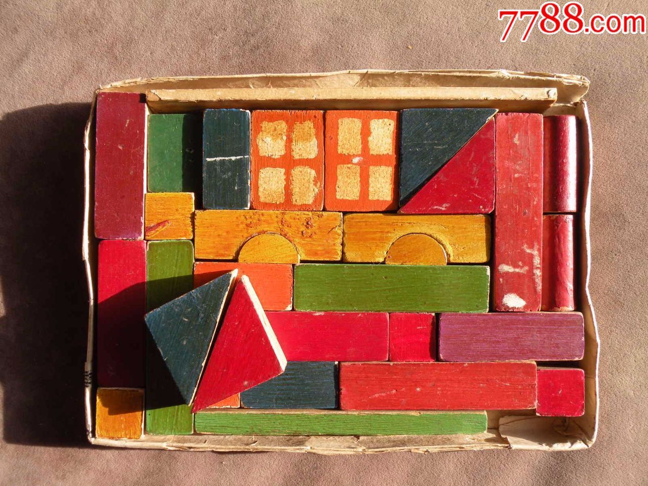 7,80年代老积木玩具