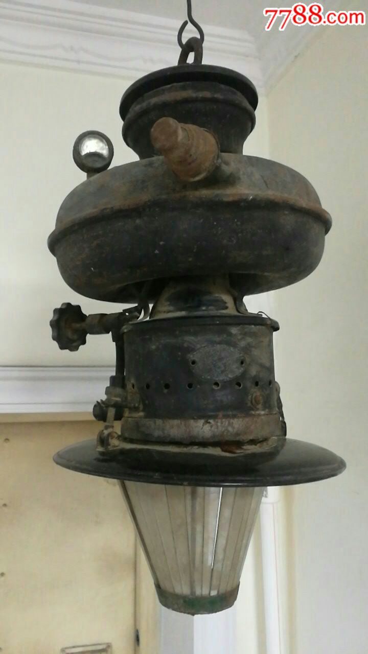 民国时期;地主(气灯)或用于戏院…会场