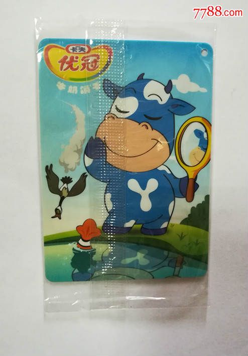 卡夫优冠牛奶饼干卡1张