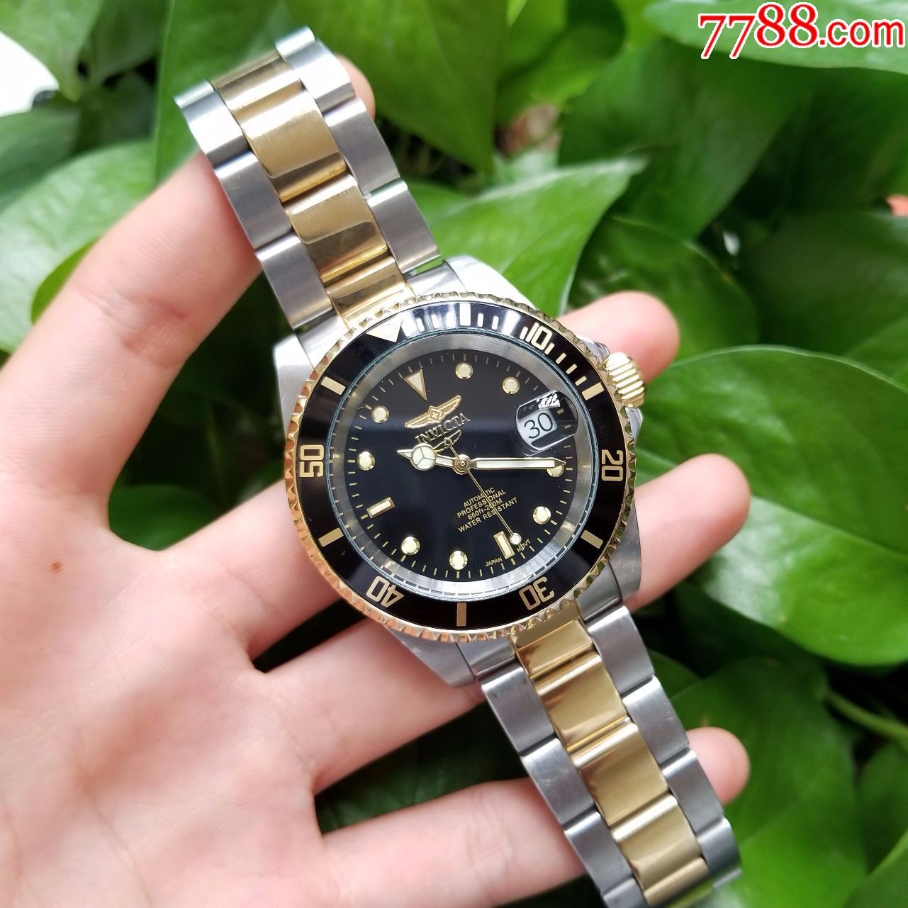 【劳力士同款-间金黑水鬼款!】美国百年腕表品