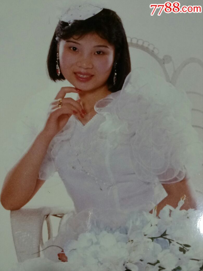 早期结婚艺术照,两张,原包装