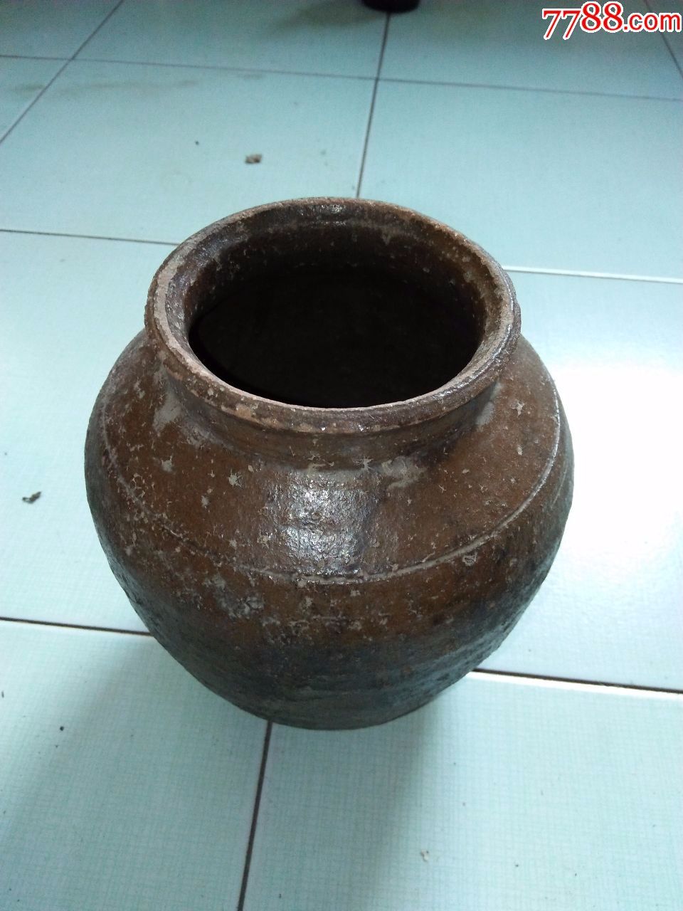 明代之前的一个黑釉陶罐如图保真包老