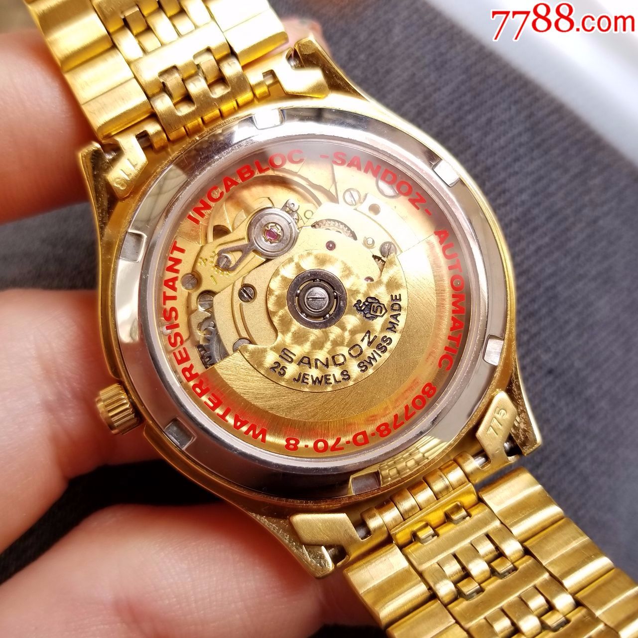 瑞士sandoz山度士-自动机械男表-au16158362-手表/腕表-加价-7788