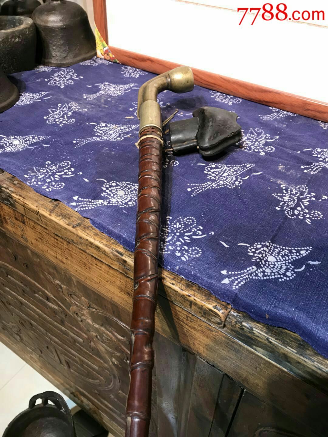 清代罗汉竹烟枪