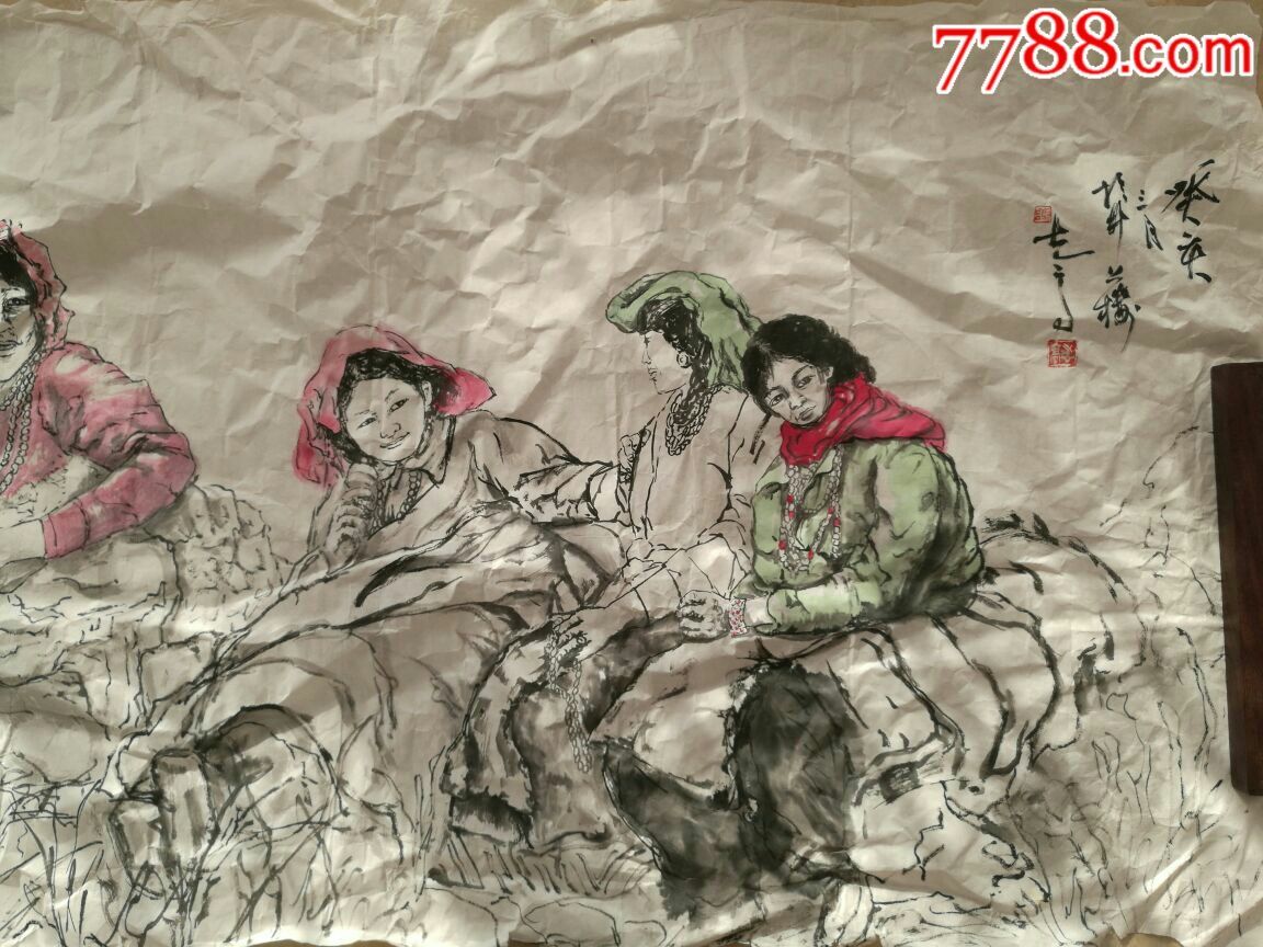 黄胄老画『压箱底』〔长134厘米宽70厘米