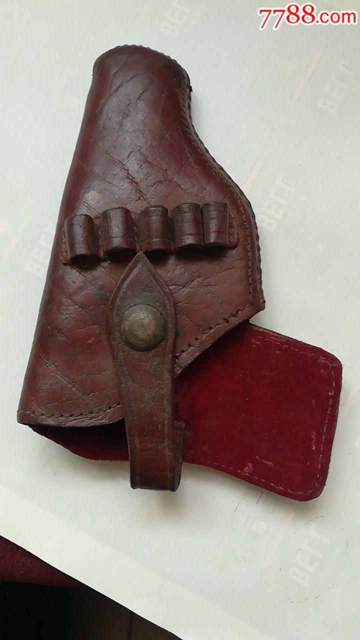 早期牛皮手枪套_皮枪套/皮套_老虎老虎爱收藏【7788收藏__收藏热线】