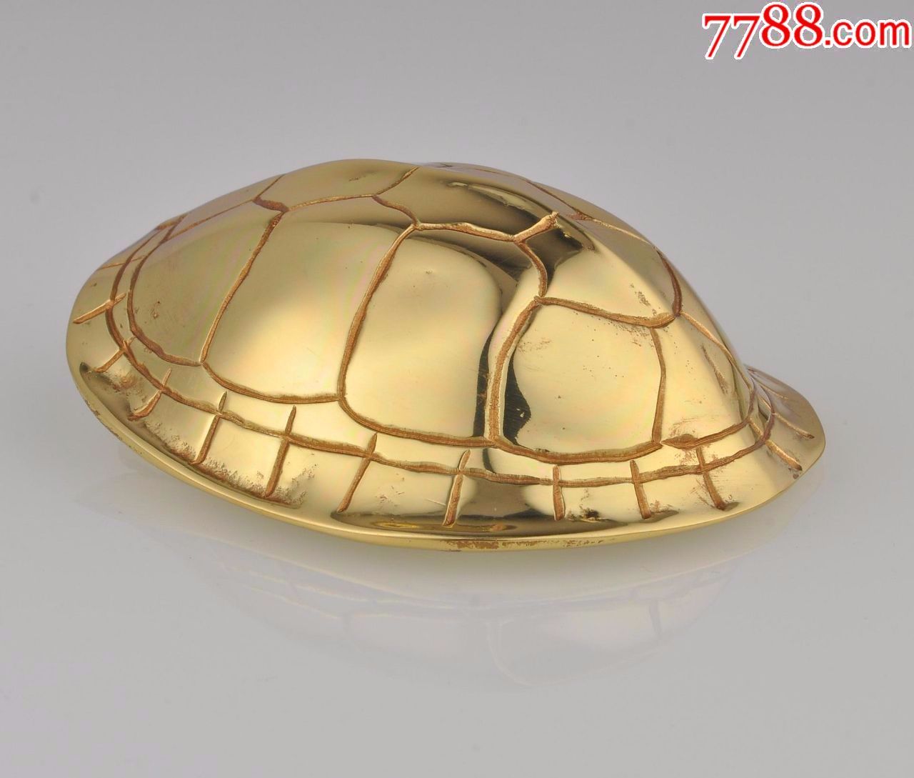 纯铜乌龟壳占卜占卦风水用品六爻算卦龟壳工具新品收藏