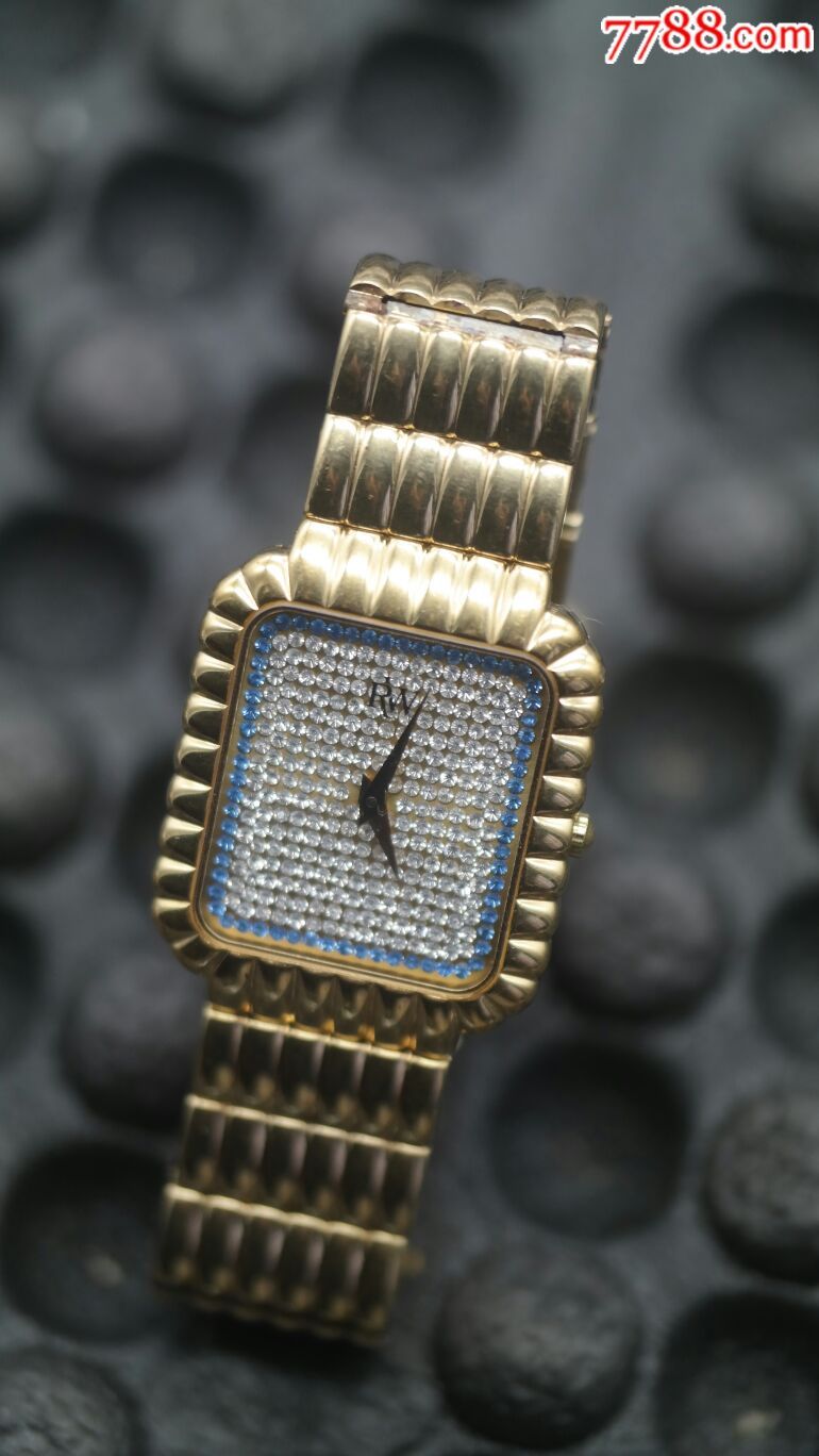 真钻满天星美品瑞士二类一等雷蒙威男士石英表