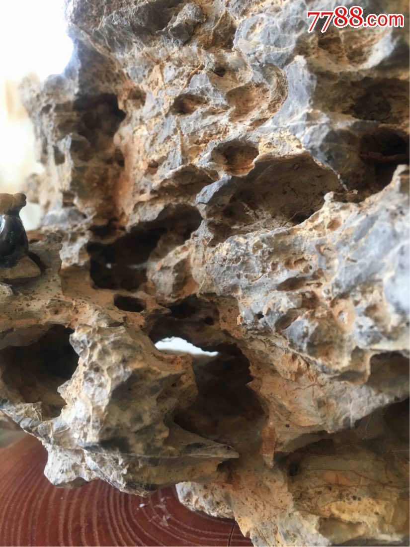 极少见整块镂空文石【文房摆件首选】