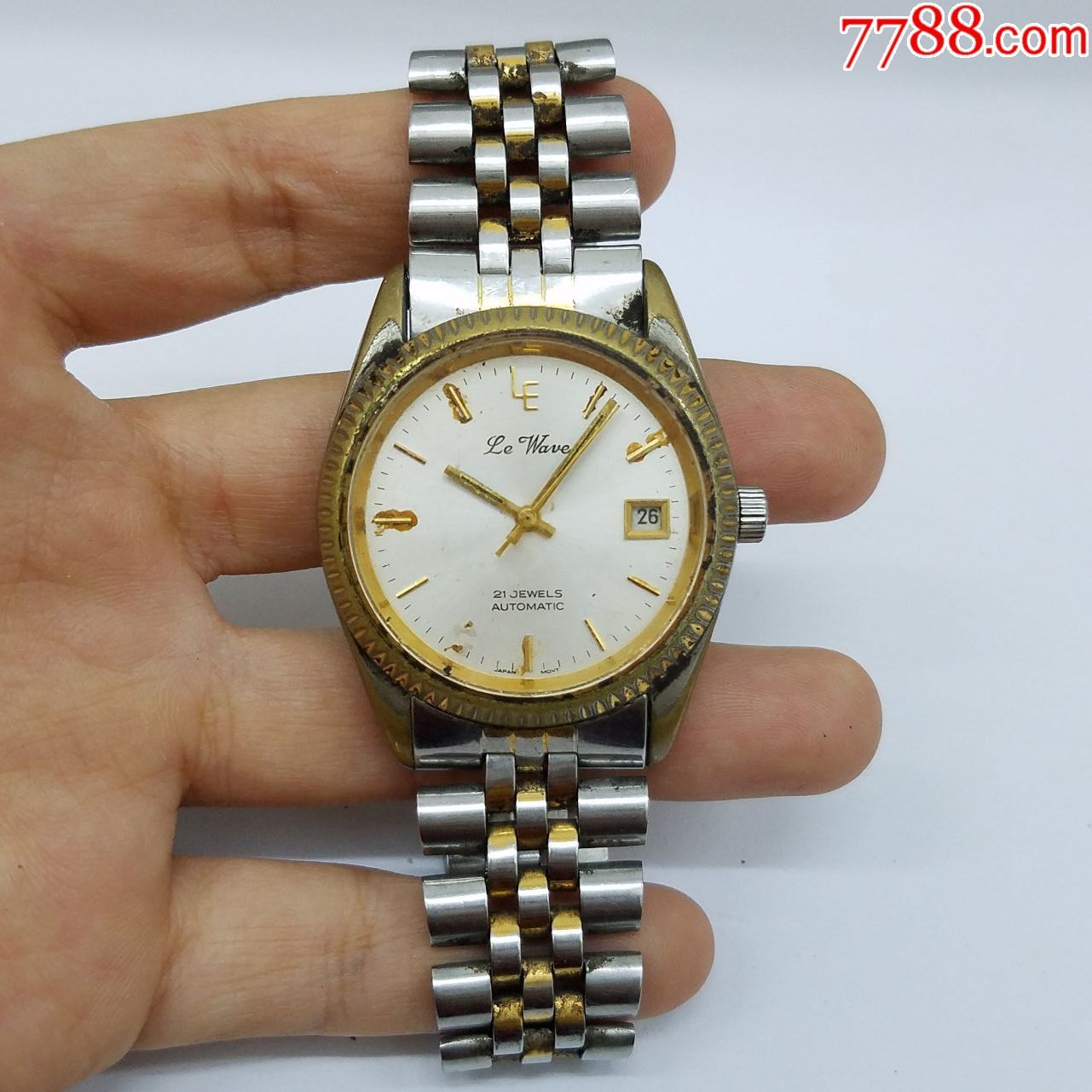 lewave自动机械男表【机芯光亮】【不走,日历好使】-au16406462-手表