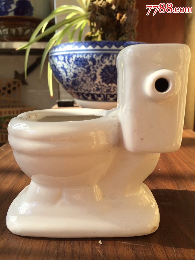 八十年代抽水马桶文房洗笔极罕见