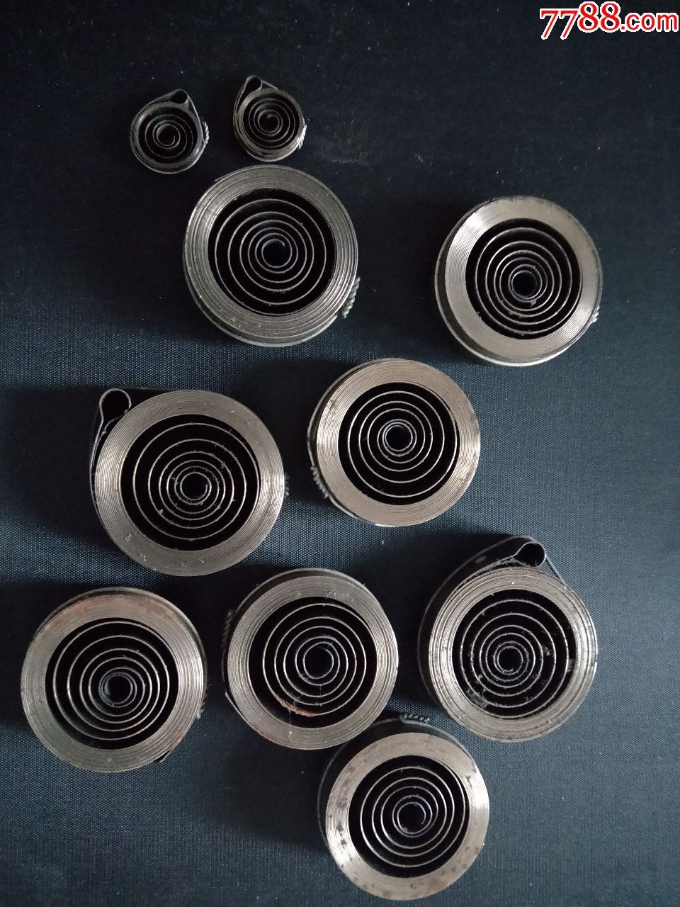 老机械座钟挂钟31天发条木钟配件发条国产机芯配件发条