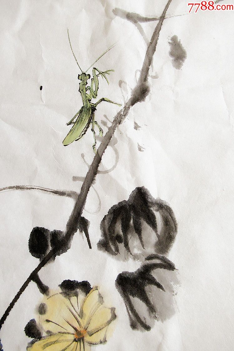 陈永锵花鸟小中堂手绘国画