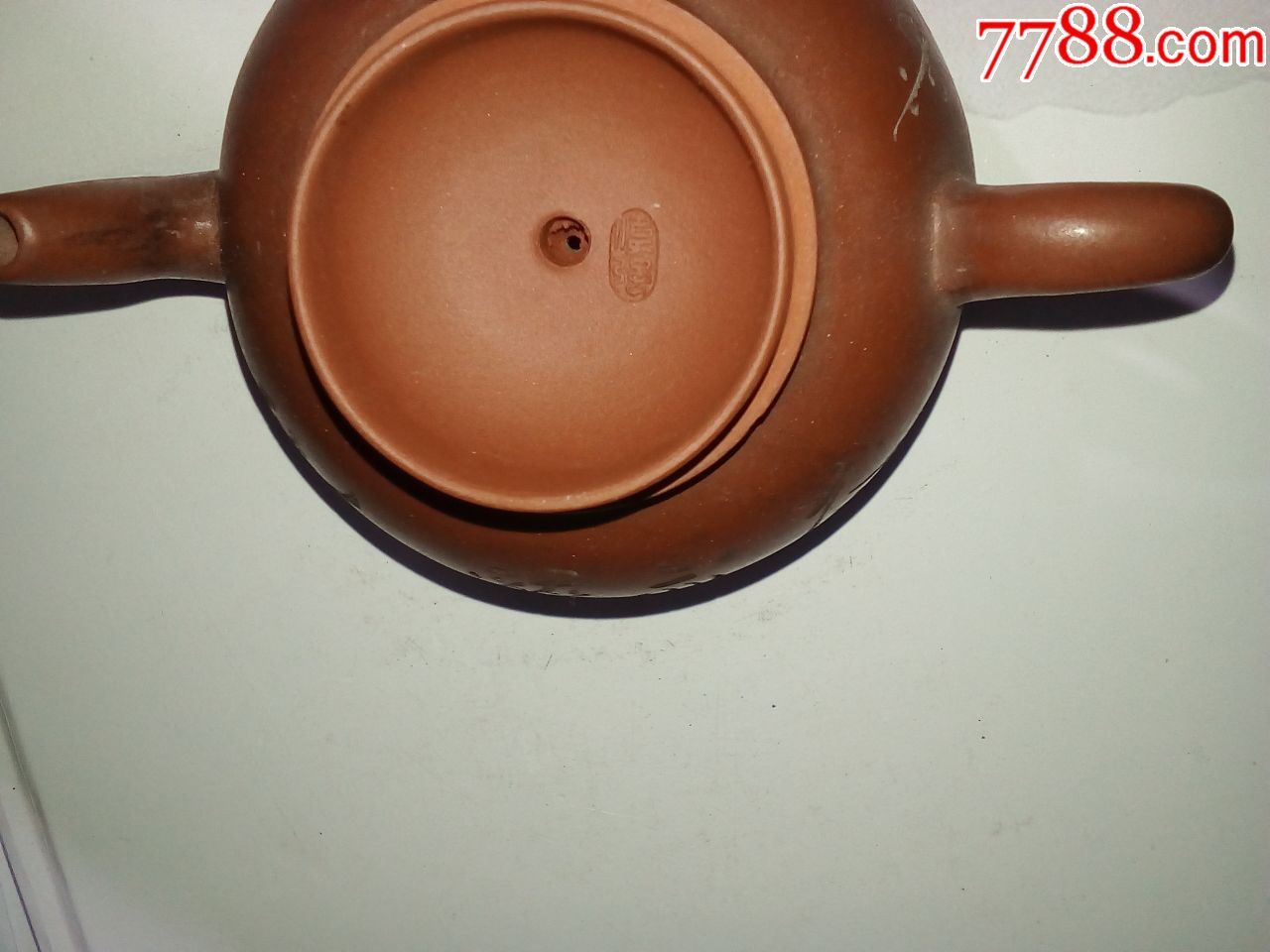 90年代荆溪惠孟臣双面刻书画紫砂壶_紫砂壶_第5张_7788陶器收藏