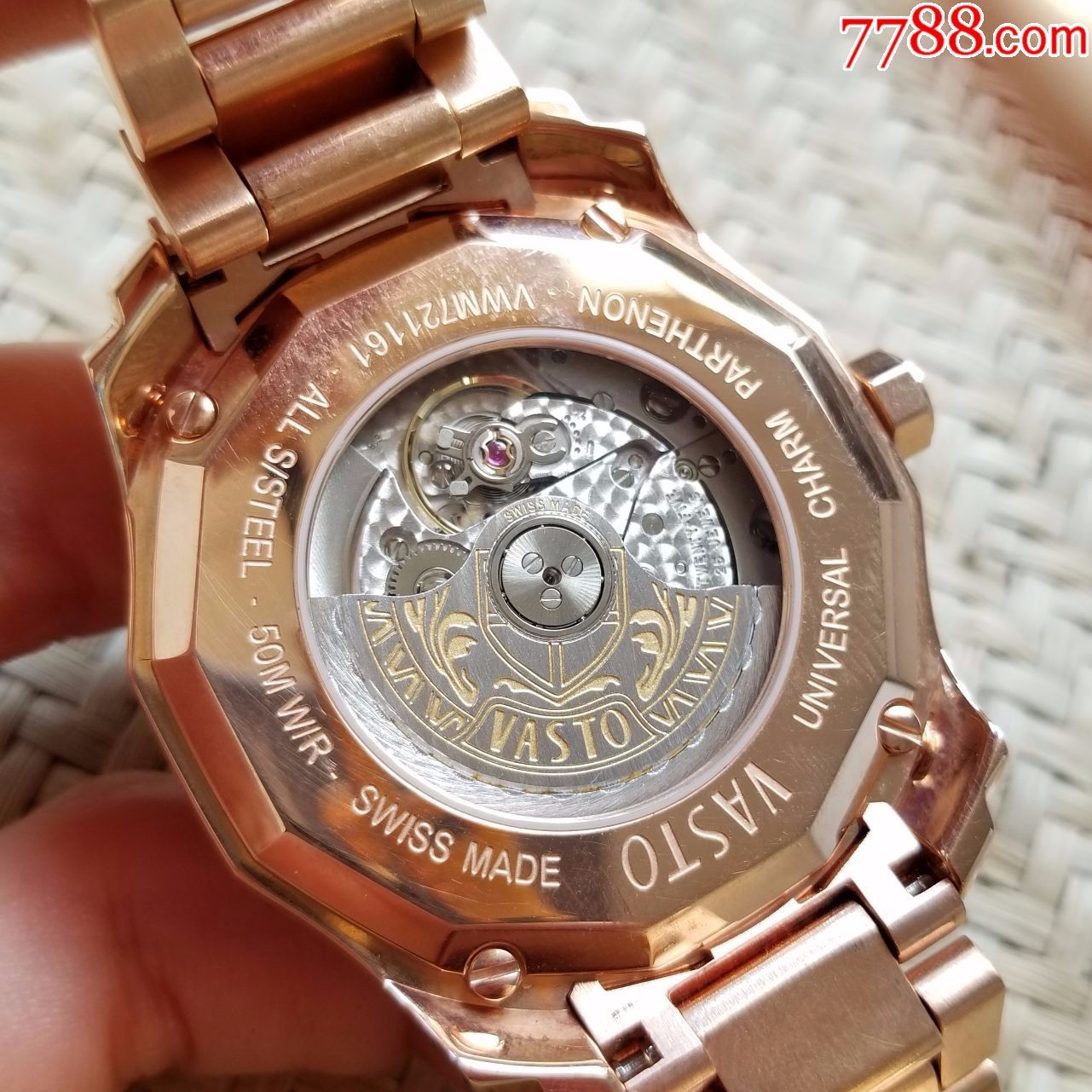 vasto华斯度-纵横系列自动机械男表-au16459697-手表/腕表-加价-7788