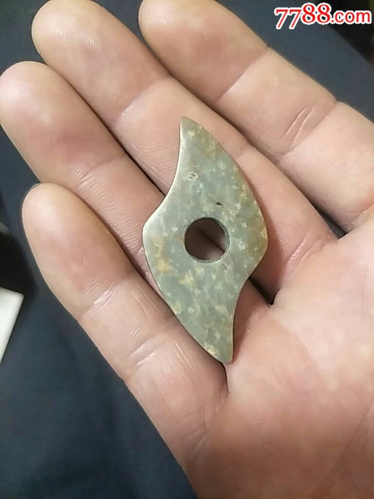 河磨玉,黄白老玉,岫岩玉
