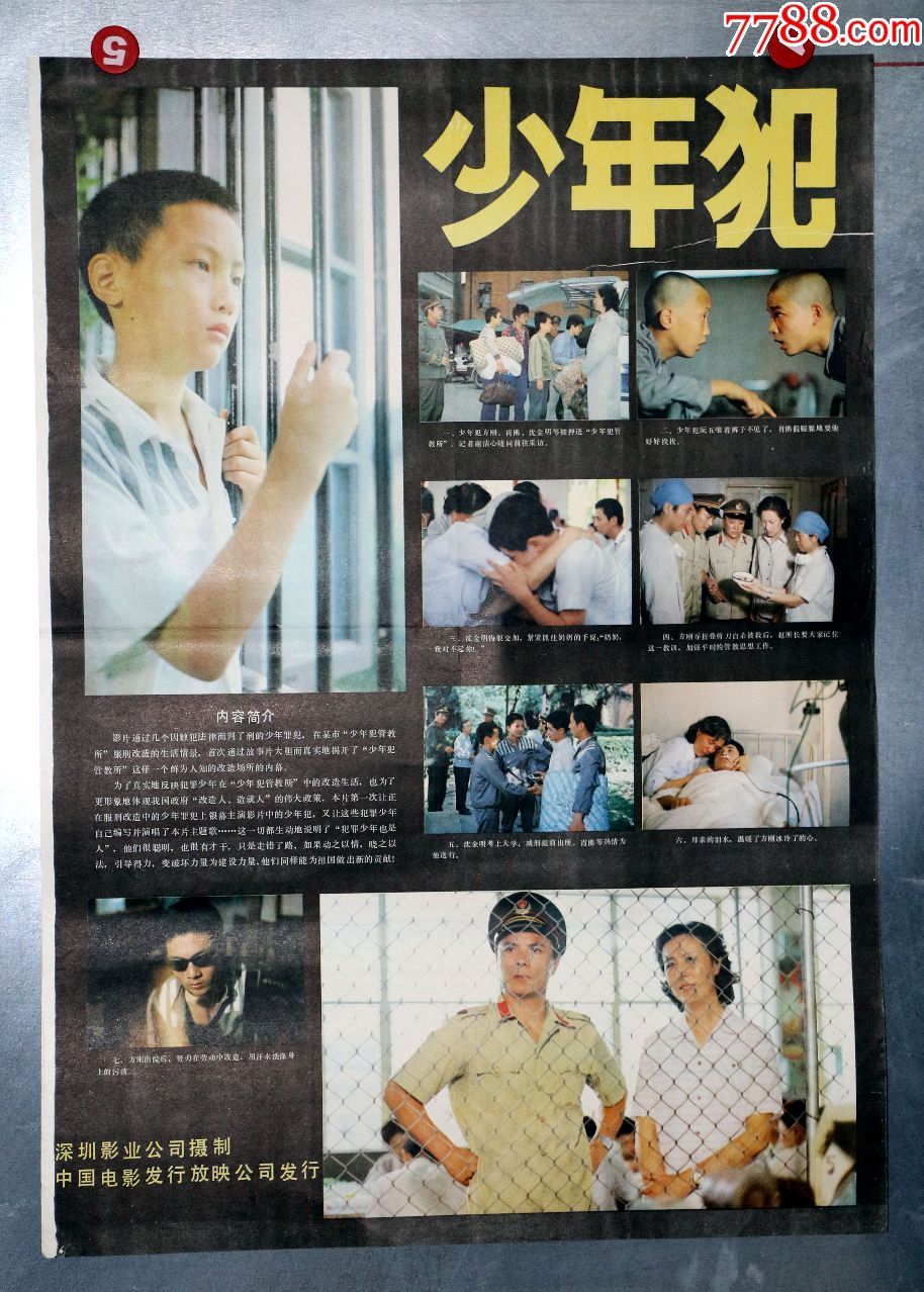 少年犯(百花奖获奖影片)-au16511766-电影海报-加价-7788收藏__中国