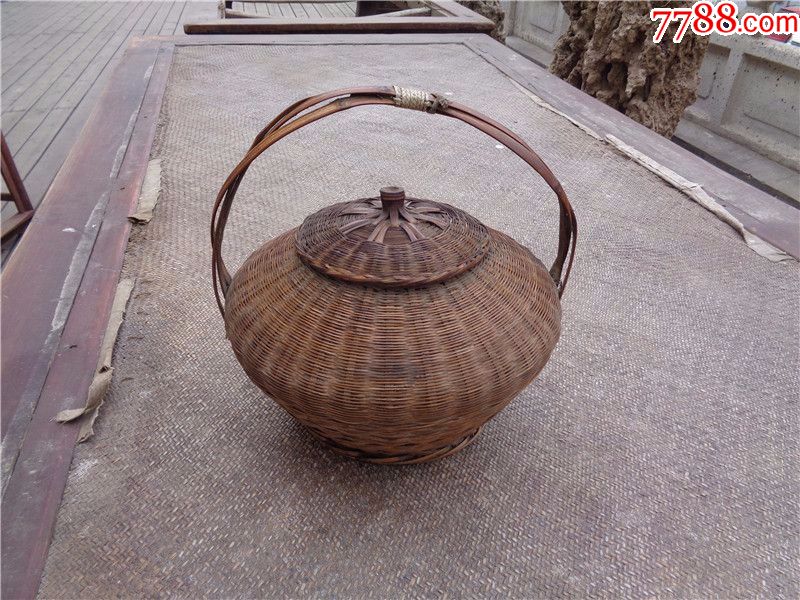 5品99清代竹编篮子￥807.