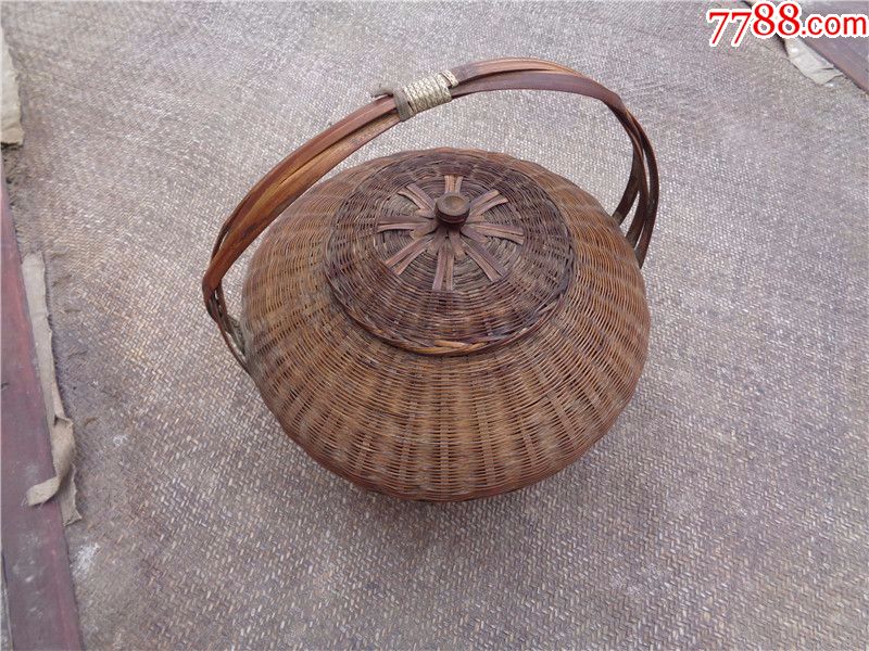 民国时期气死猫竹篮