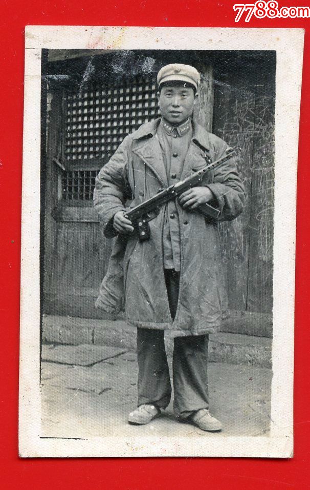 持枪军人:中印之战归来,泛银-au16559875-老照片-加价-7788收藏__中国