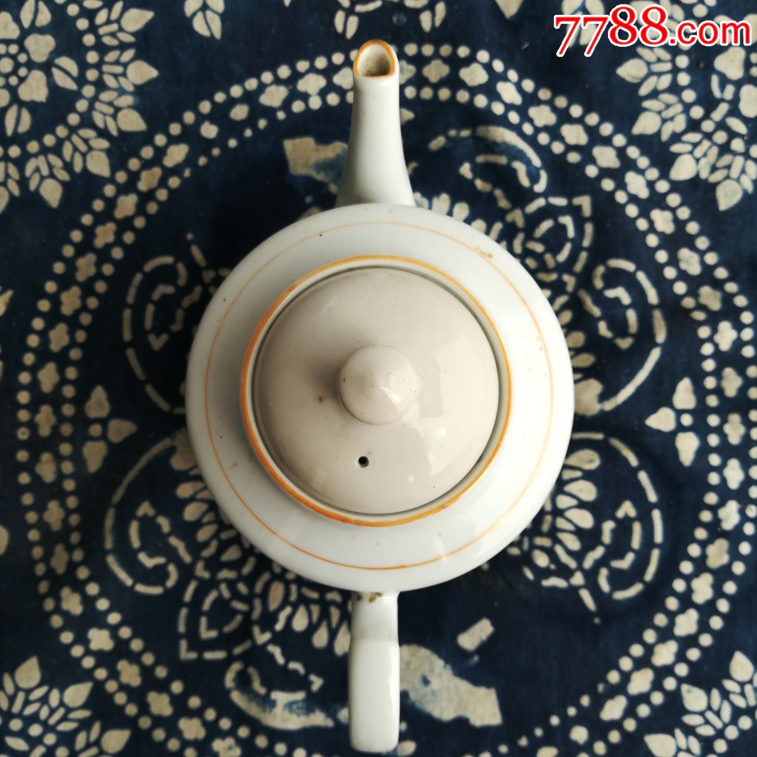 乡下收的天女散花茶壶