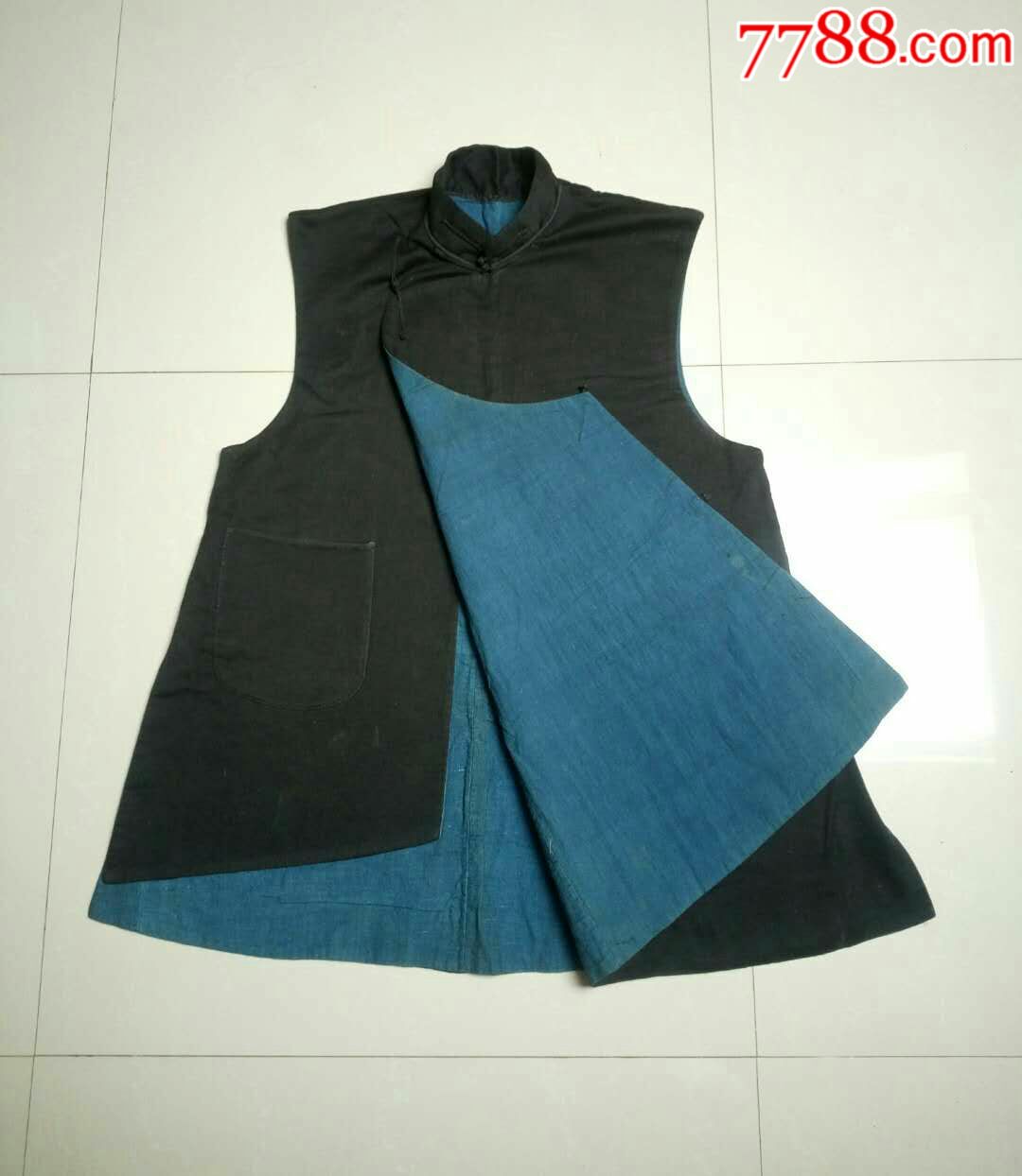 民国时期双层背心一件
