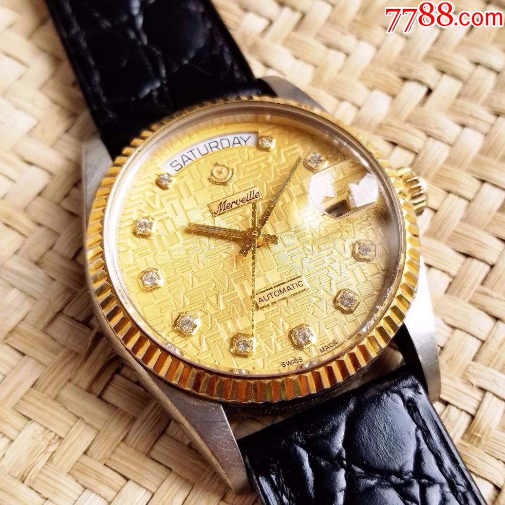 百年老品牌:瑞士名威-自动机械男表-au16655359-手表/腕表-加价