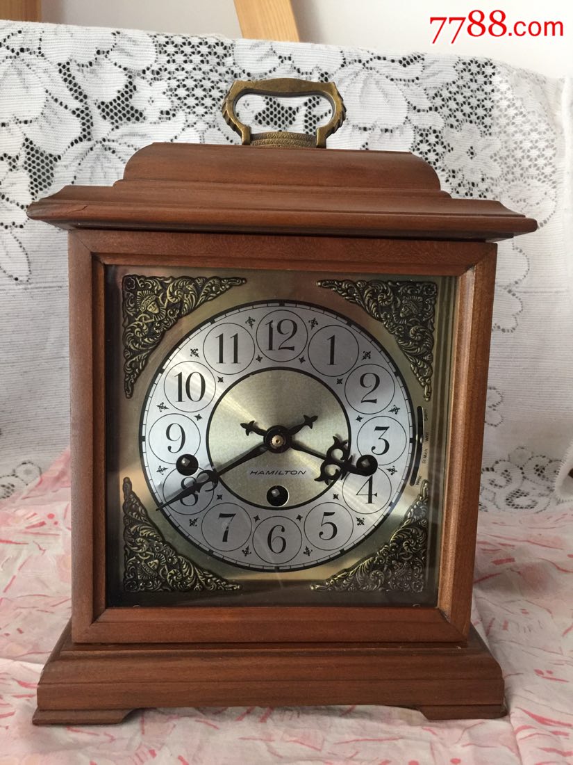 美国古董汉密尔顿八音座钟