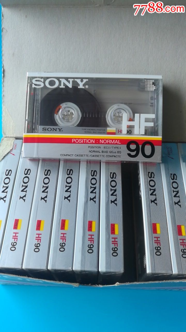 索尼hf90分中高级空白带磁带1类带