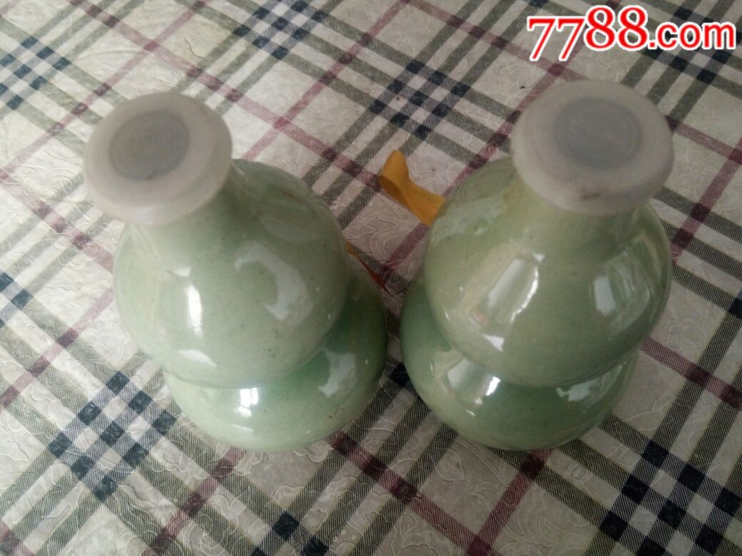 早期,四知堂,葫芦瓶一对,保存完好原装.