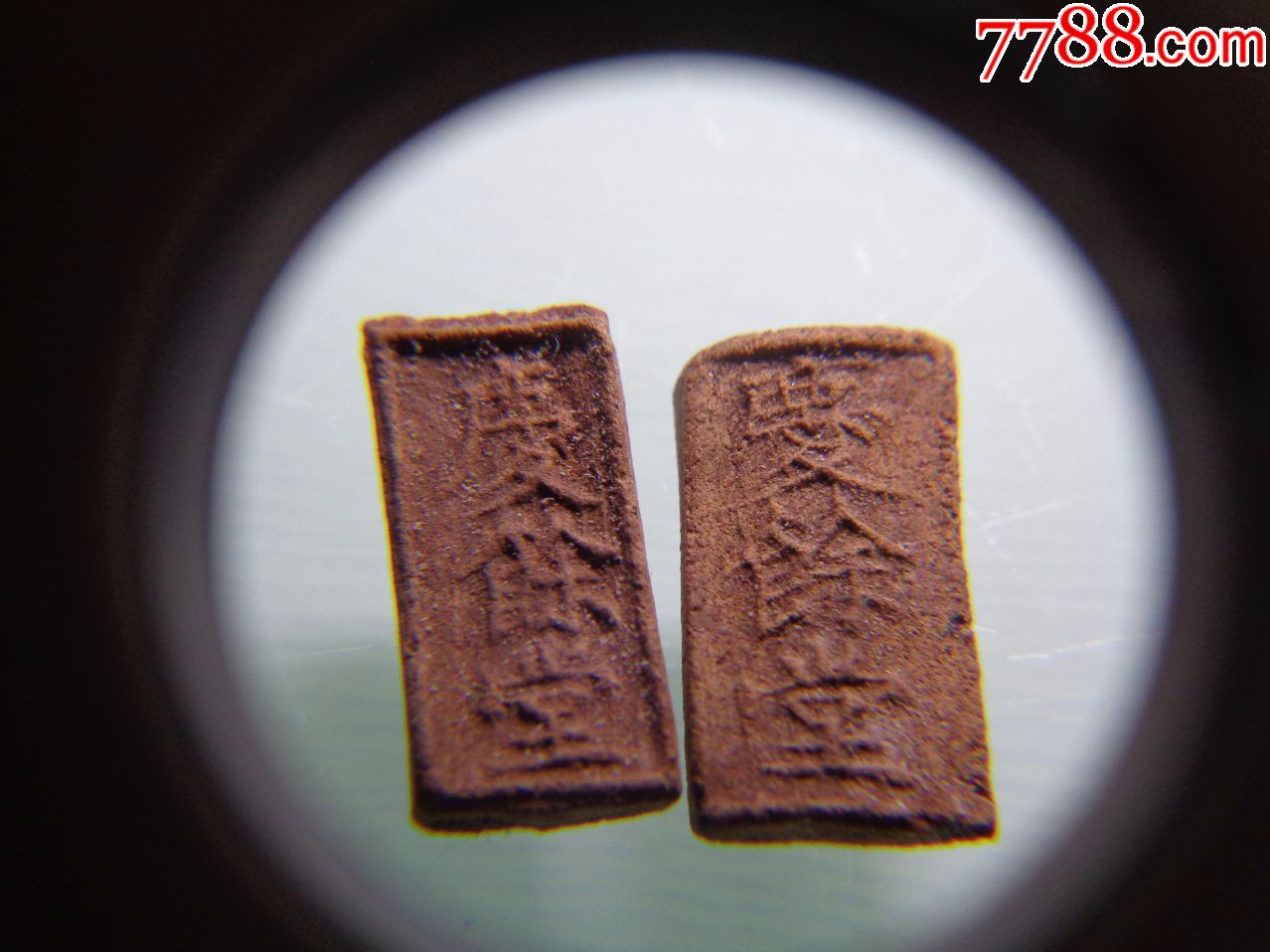 清末民初:国药老字号胡庆余堂【庆余堂】实物标2枚-罕见!